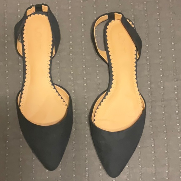 Loft Faux Suede Slingback Flats 9.5 - Picture 8 of 12